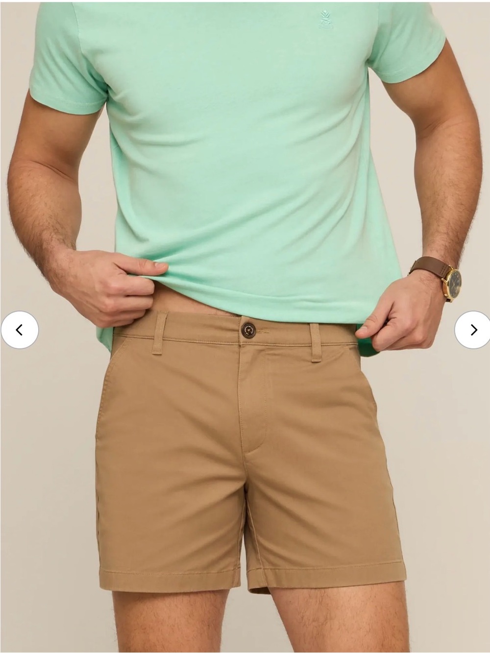 Chubbies Flat-Front Chino Shorts